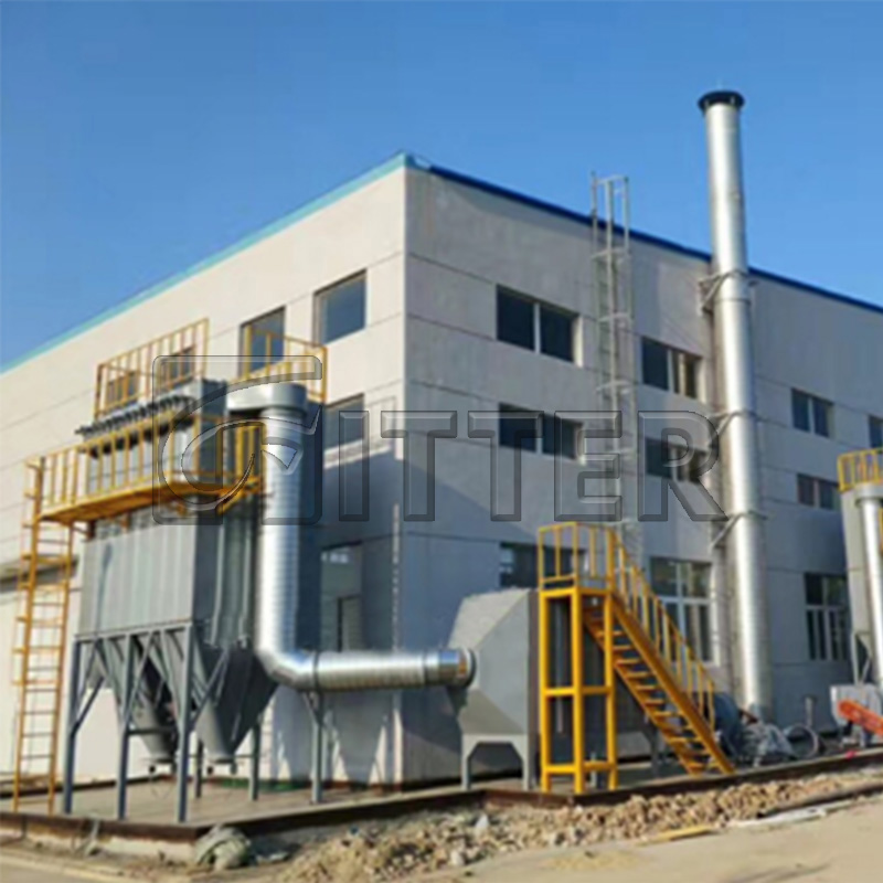 Bag dust removal system