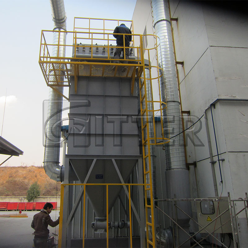 Bag / filter cartridge dust removal system