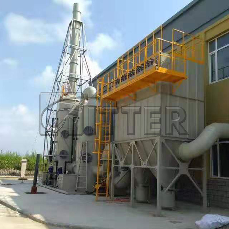 Bag dust removal system